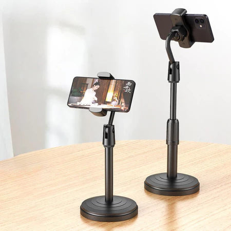 Suporte De Celular Tripé Para Mesa Ajustável 360°