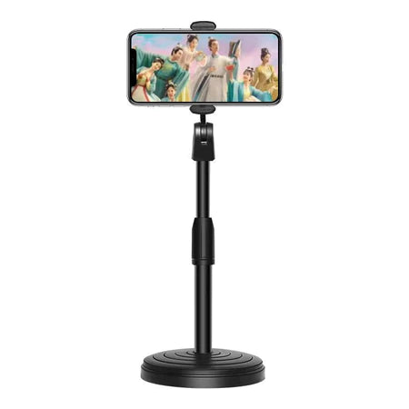 Suporte De Celular Tripé Para Mesa Ajustável 360°